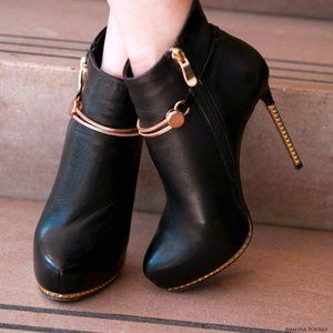 Chinese Laundry Black Ankle Boots